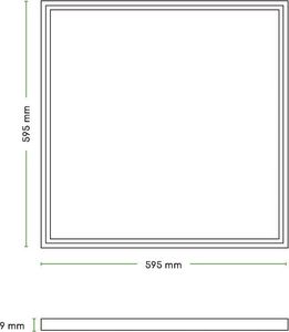 Ecolight Panel podtynkowy LED 60x60 60W 4000K dwustopniowy 5