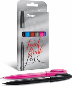 Tombow Zestaw Pisaków Touch Brush Pen 6 zimnych kolorów 1