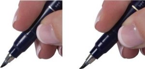 Tombow Pisaki do kaligrafii Fudenosuke Brush Pen 2 szt. miękki i twardy 6