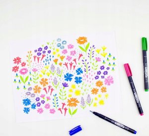 Tombow Flamastry Fudenosuke do kaligrafii mix 10 szt. 7