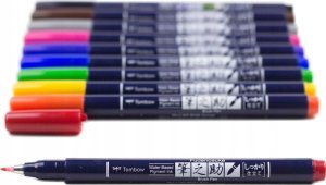 Tombow Flamastry Fudenosuke do kaligrafii mix 10 szt. 10