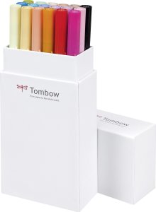 Tombow Zestaw flamastrów Dual Brush Pen 18 szt. secondary colours 1