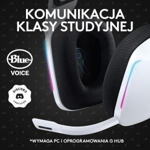 Słuchawki Logitech G733 Lightspeed Białe (981-000990) 9