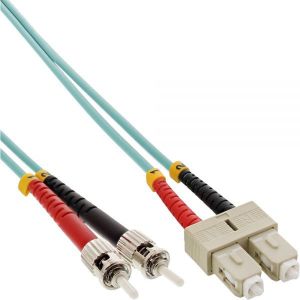 InLine Światłowodowy Duplex Kabel SC/ST 50/125µm OM3 2m - 82502O 1