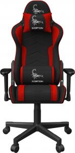 Fotel Gembird Scorpion czarno-czerwony 1