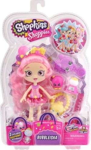 Moose Shopkins Shoppie Lalka Bubbleisha z akcesoriami 56134 1