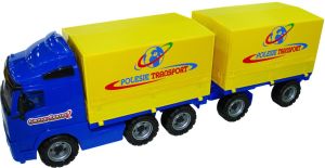 Wader Ciężarówka z plandeką i przyczepą - 8732 3