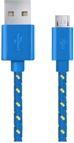 Kabel USB Esperanza USB-A - 1 m Niebieski (EB175BY - 5901299916483) 1