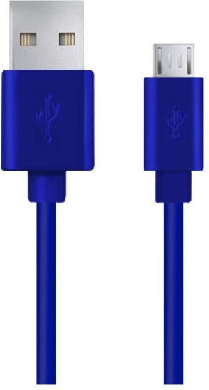 Kabel USB Esperanza Micro USB -> USB A 1m Niebieski (EB143B) 1