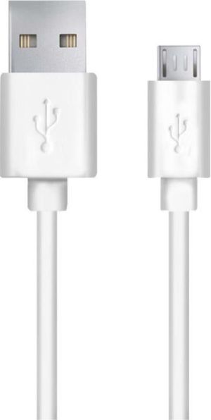 Kabel USB Esperanza Micro USB -> USB A 1m Biały (EB143W) 1