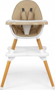 Milly Mally Krzesełko do karmienia 2w1 Malmo Beige 2