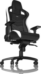 Fotel Noblechairs EPIC z prawdziwej skóry - czarny/biały/czerwony (GAGC-034) 5