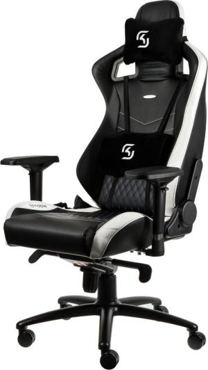 Fotel Noblechairs EPIC Gaming Chair - SK Gaming Edition czarno-biało-niebieski (NBL-PU-SKG-001) 3