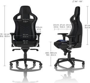 Fotel Noblechairs EPIC - black/blue (GAGC-041) 3