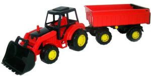 Wader Traktor z przyczepą i koparką No1 - 35264 1