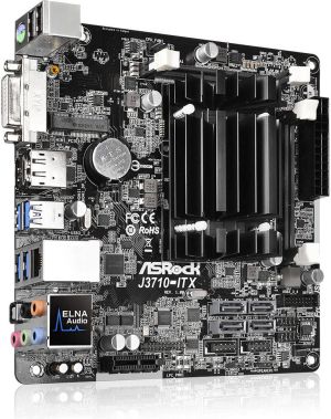 Płyta główna ASRock J3710-ITX, J3710, DualDDR3-1600, SATA3, HDMI, DVI, DP, USB 3.0, mITX 4