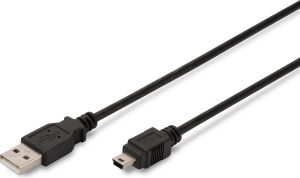 Kabel USB Digitus USB-A - micro-B 3 m Czarny (AK-300108-030-S) 1