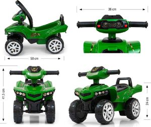 Milly Mally Jeździk Monster Military Zielony (3733) 6