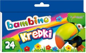 Bambino Kredki BAMBINO, 24 kolory, licencja BAMBINO 3