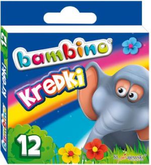 Bambino Kredki BAMBINO, 12 kolorów, licencja BAMBINO 2
