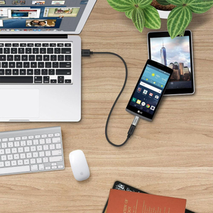 Adapter USB Unitek USB-C - microUSB Srebrny  (Y-A027AGY) 2