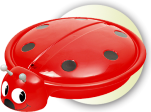 3toysm Piaskownica Biedronka 117x101 cm 2