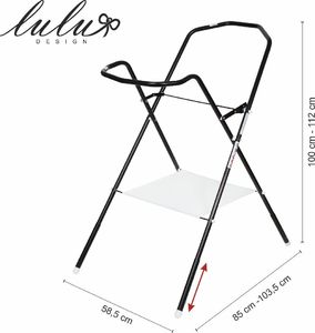 Lulu Design Stojak pod wanienkę 100 cm (czarny) 1