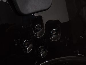 Wanna Shumee Wanna narożna LED z hydromasażem 155 x 155 cm czarna MARTINICA 8