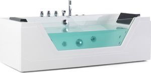 Wanna Shumee Wanna LED z hydromasażem 170 cm biała SAMANA 4