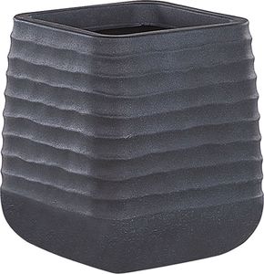 Shumee Doniczka 28 x 28 x 27 cm czarna PARIKIA 2