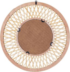 Shumee Bambusowe okrągłe lustro ścienne 60 cm BACATA 2