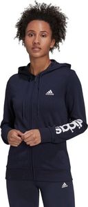 Adidas Bluza damska adidas Essentials Logo granatowa H07749 1