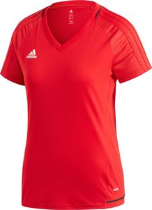 Adidas Koszulka damska adidas TIRO 17 Training Jersey Women czerwona BP8560 1