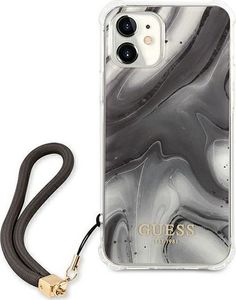 Guess Guess GUHCP12SKSMAGR iPhone 12 mini 5,4" szary/grey hardcase Marble Collection 3