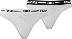 Puma Bielizna damska Puma String 2P Pack szara 907854 05 1