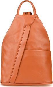 Vera Pelle Vera Pelle włoski Plecak Skórzany damski mały T52 3