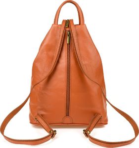 Vera Pelle Vera Pelle włoski Plecak Skórzany damski mały T52 4
