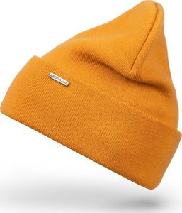 Brdrene Czapka zimowa beanie Brodrene CZ26 żółta 1