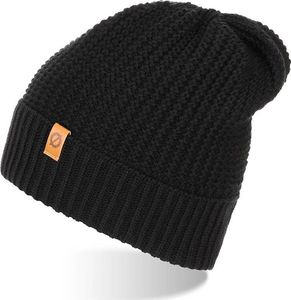 Brdrene Czapka męska zimowa beanie czarna Brodrene CZ14 1