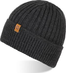Brdrene Czapka zimowa męska beanie Brodrene cz12 c.szara 1