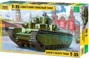 Zvezda T35 Heavy Soviet tank - 3667 1