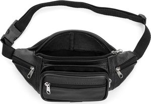 Paolo Peruzzi Saszetka skórzana nerka biodrówka Paolo Peruzzi B-07 3