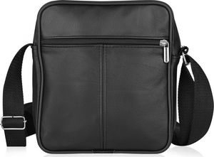 Paolo Peruzzi Saszetka skórzana na ramię czarna Paolo Peruzzi B-31 2