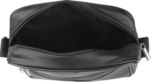 Paolo Peruzzi Saszetka skórzana na ramię czarna Paolo Peruzzi B-31 4