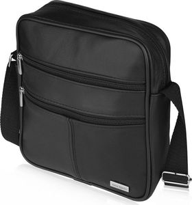 Paolo Peruzzi Saszetka skórzana na ramię czarna Paolo Peruzzi B-31 6