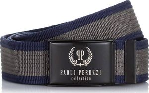 Paolo Peruzzi Pasek męski parciany 115cm Paolo Peruzzi szary PW-17 1