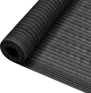 vidaXL Siatka cieniująca, antracytowa, 1x25 m, HDPE, 150 g/m 1