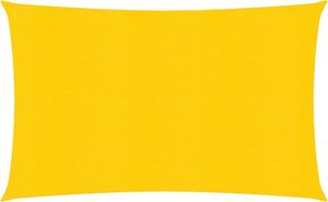 vidaXL Żagiel przeciwsłoneczny, 160 g/m, żółty, 2x4 m, HDPE 1