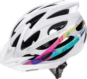 Meteor KASK ROWEROWY METEOR SHIMMER white IN MOLD M (55-58 cm) 1