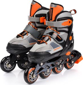 Rolki Meteor Invert rekreacyjne regulowane szare r. 34-37 3